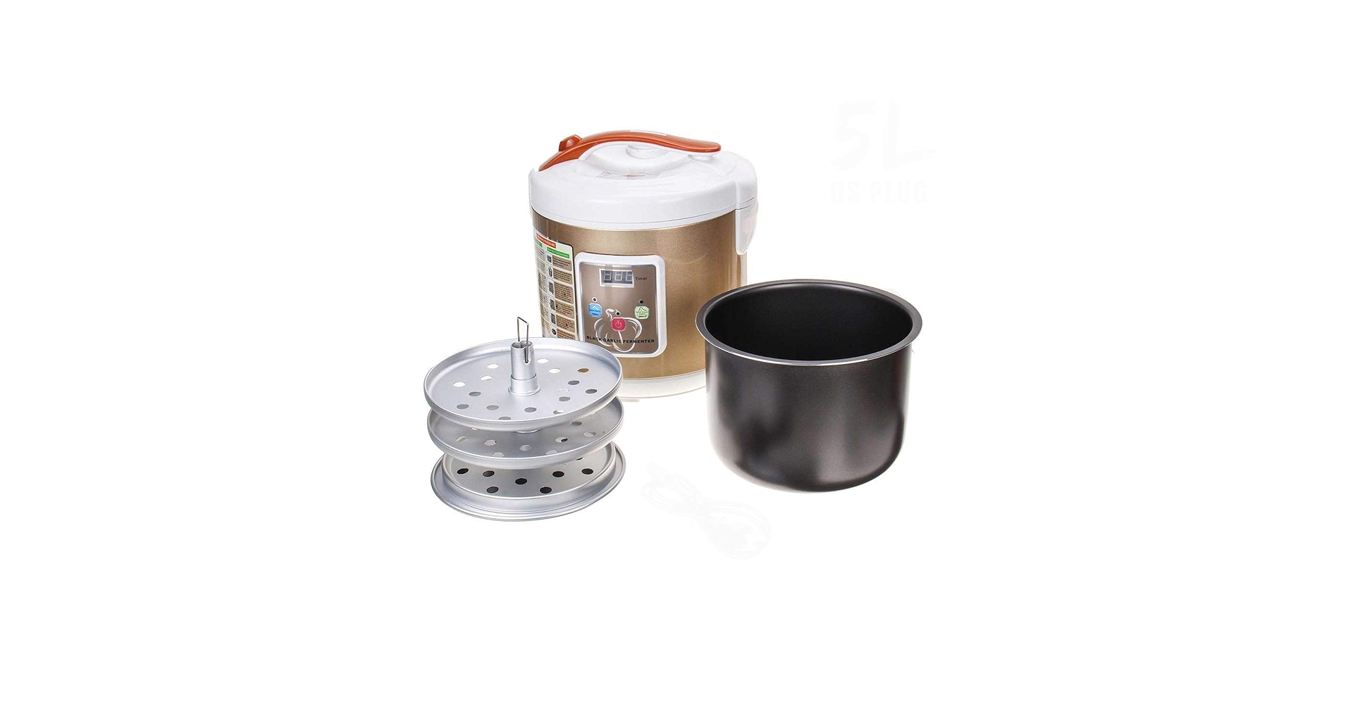 ５L  自動黒ニンニク発酵槽黒ニンニク発酵 Amazon.co.jp : 黒ニンニク発酵槽 5L/6L 自動黒ニンニク発酵槽
